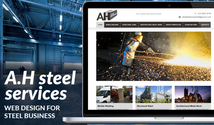 Web Design for Steel Business